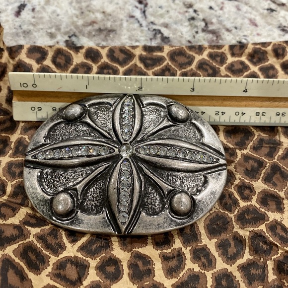 Handcrafted Rhinestone Belt Buckle - Picture 2 of 2